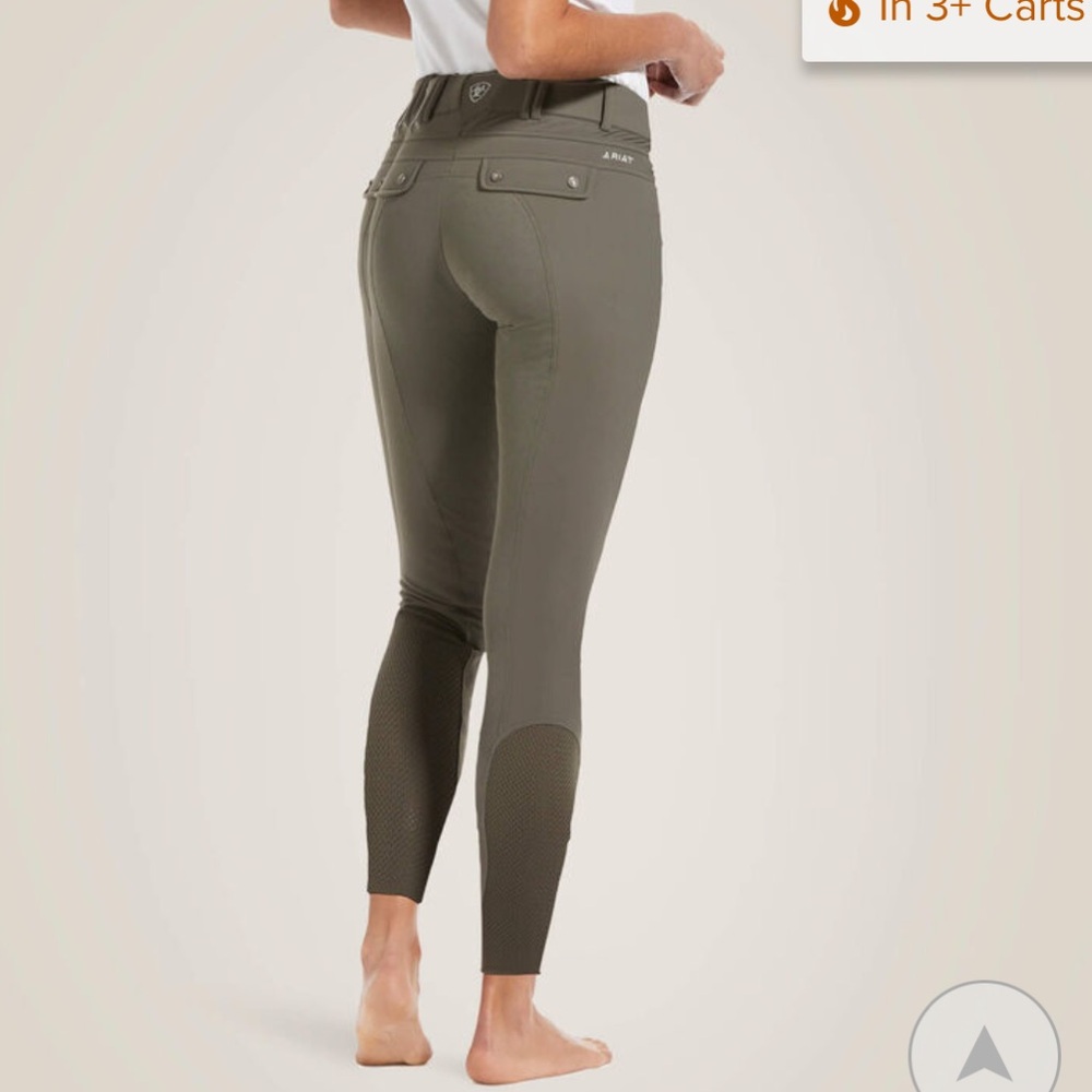 ARIAT WMS Tri Factor Grip Full Seat Breech 24R Banyan Bark